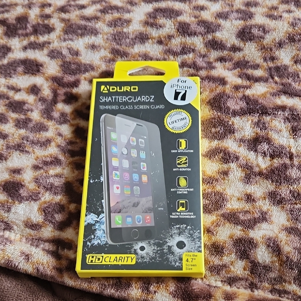 Aduro White Tempered Glass Screen Protector